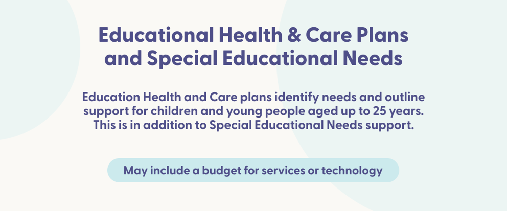 graphic explainaing educational health and care plans